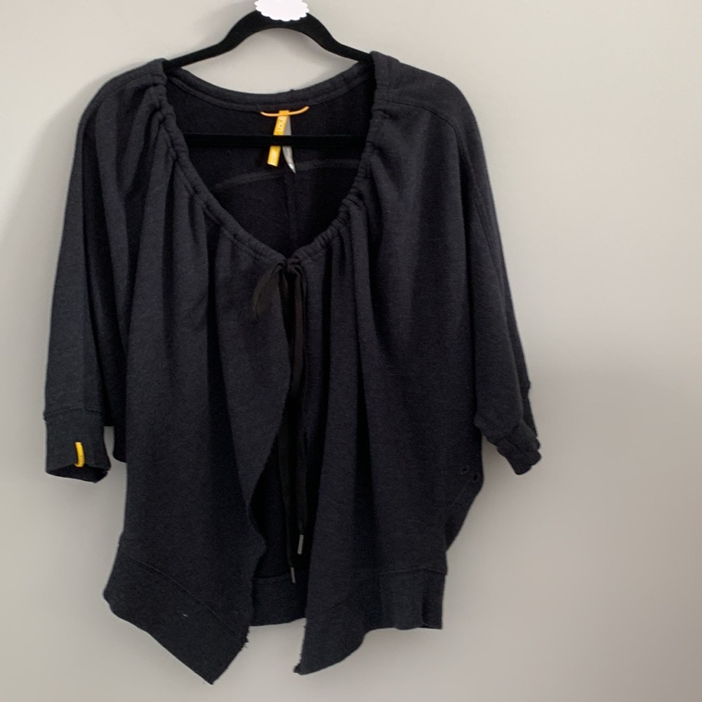 Lole Fleece Cardigan Charcoal Size Medium